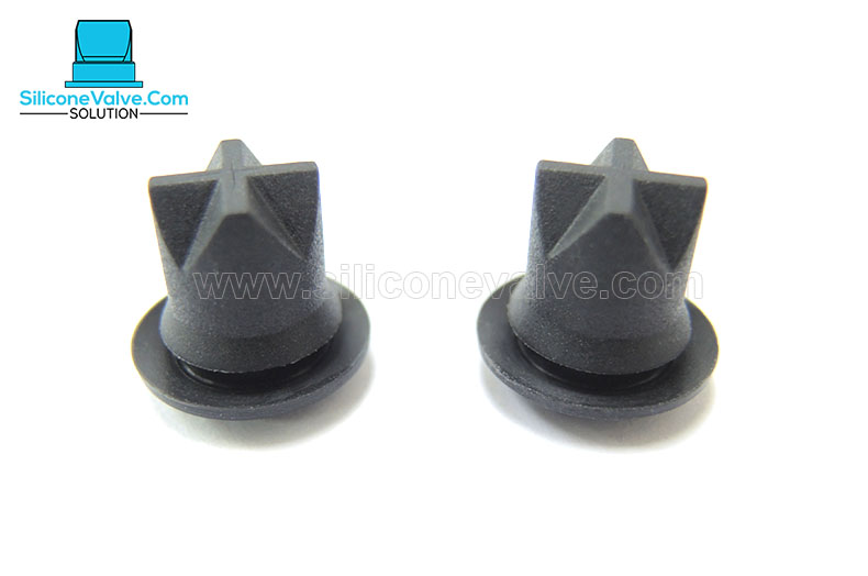 Slow Closing Viton FKM Rubber Check Valve Retainer Ketchup Shape Round One Way Duckbill Seal Gas Silicone Slit Valves